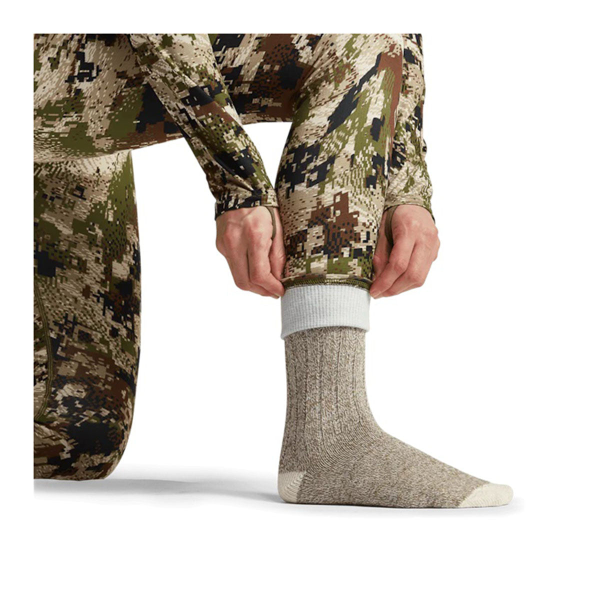 Sitka Women's Core Midweight Bottom - Optifade Subalpine Inside Fabric Image