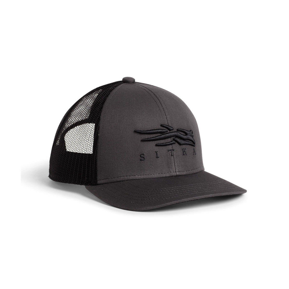 Sitka Icon Mid Trucker Hat image in Lead