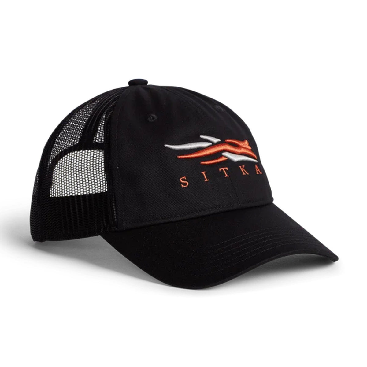 Sitka Icon Lo Pro Trucker Hat Product Image in Sitka Black