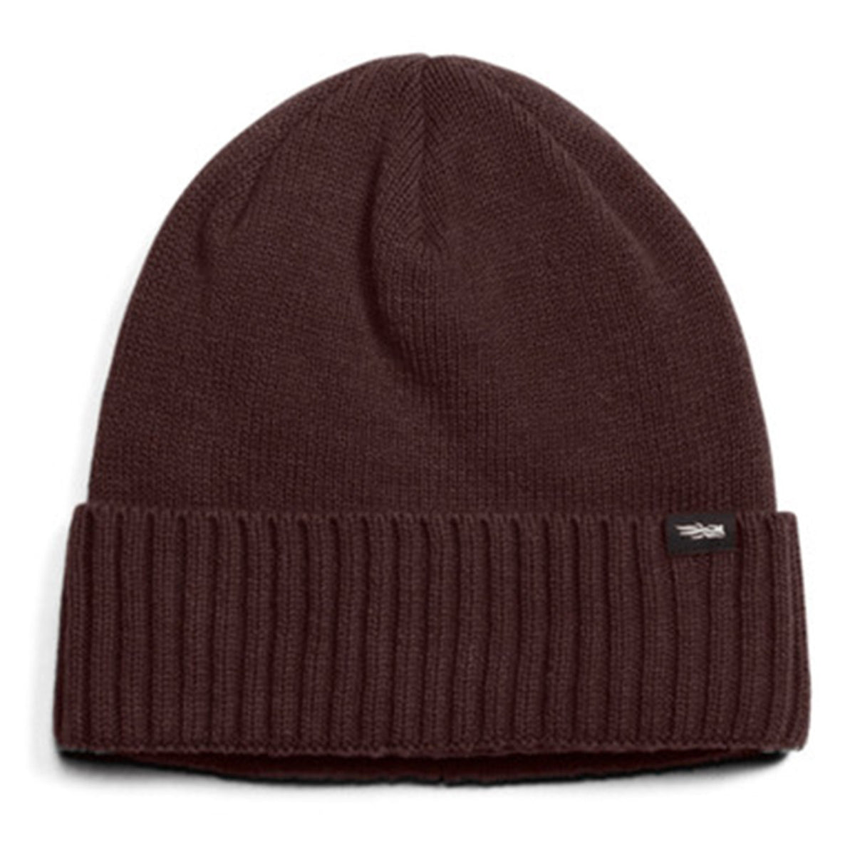 Image of the Sitka Cuffed Knit Beanie in Cherry Wood