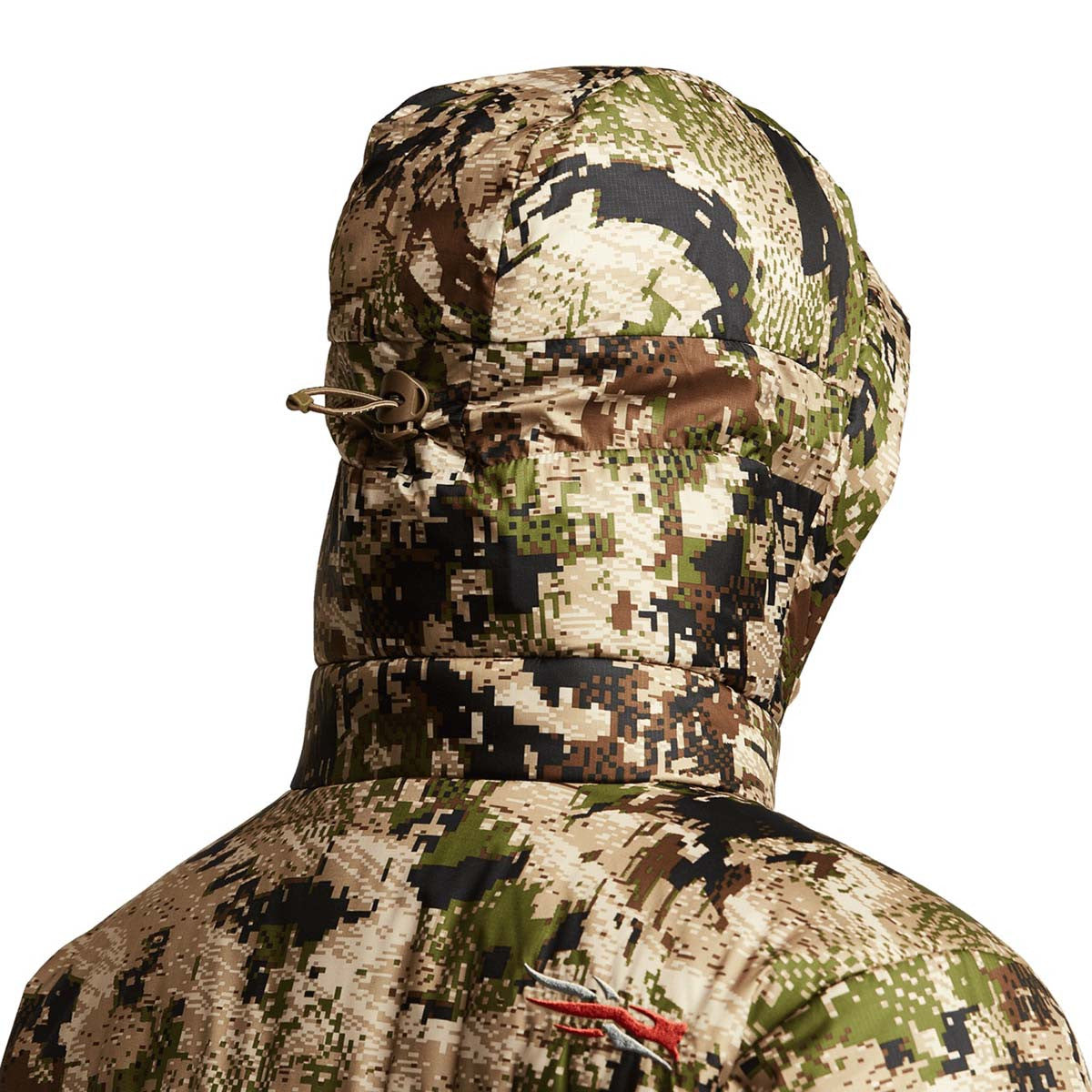 Sitka Women's Kelvin Windstopper Hoodie Hood Image in Subalpine