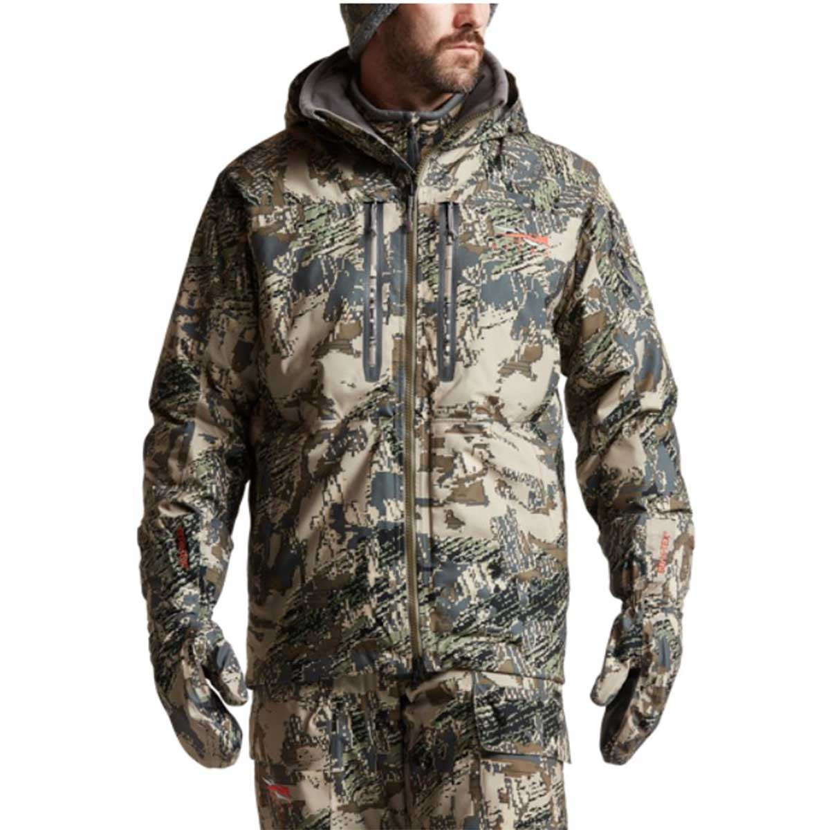 Sitka Blizzard Aerolite Parka Model Image