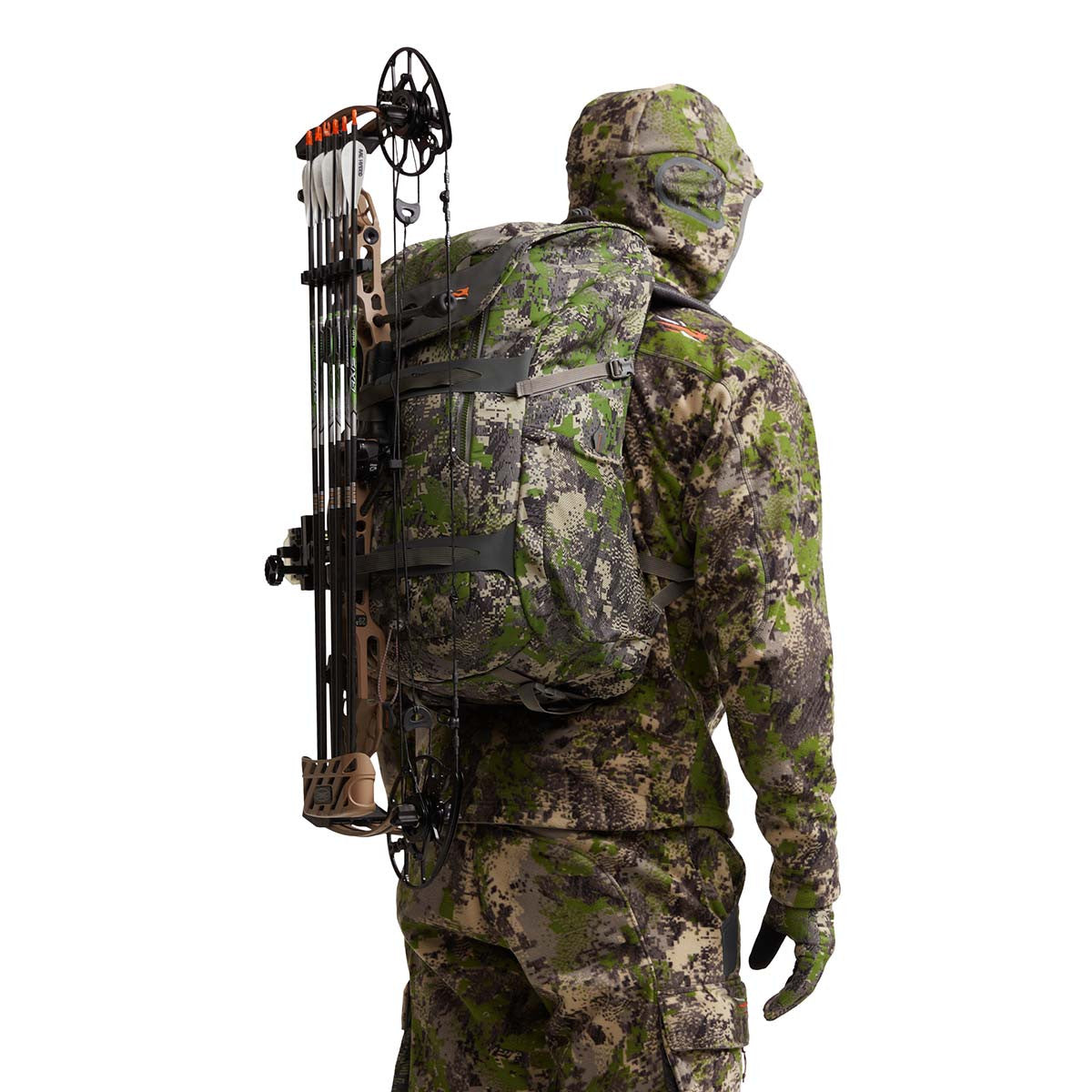 Sitka Tool Bucket Backpack Angled Image in Optifade Cover