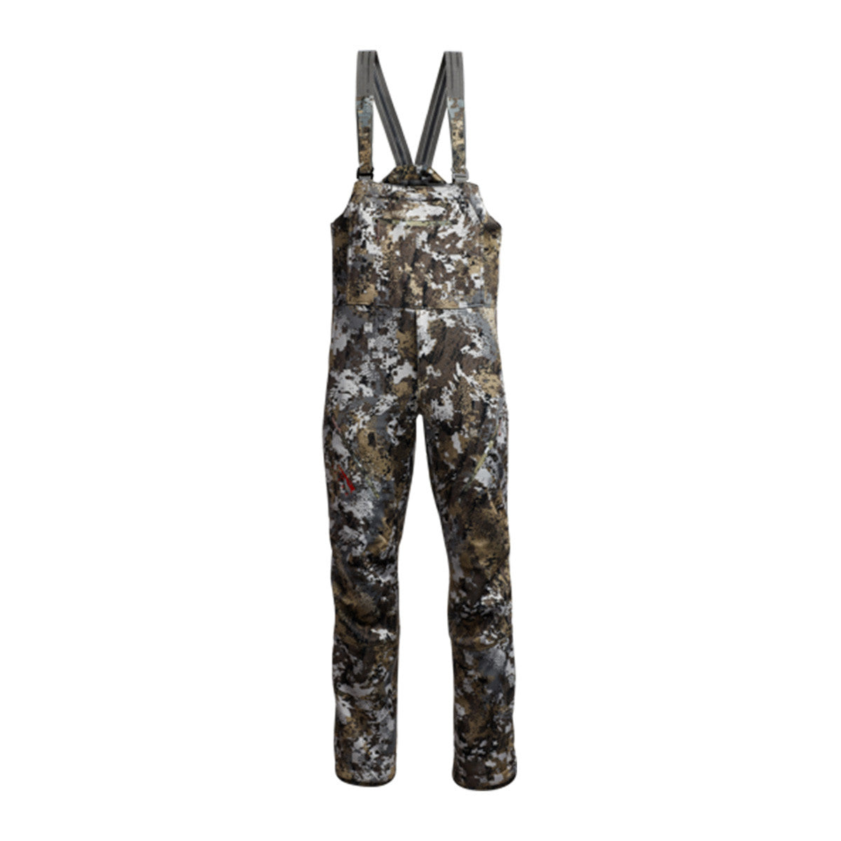 Sitka Fanatic Lite Bib in Elevated II Camo Front Image