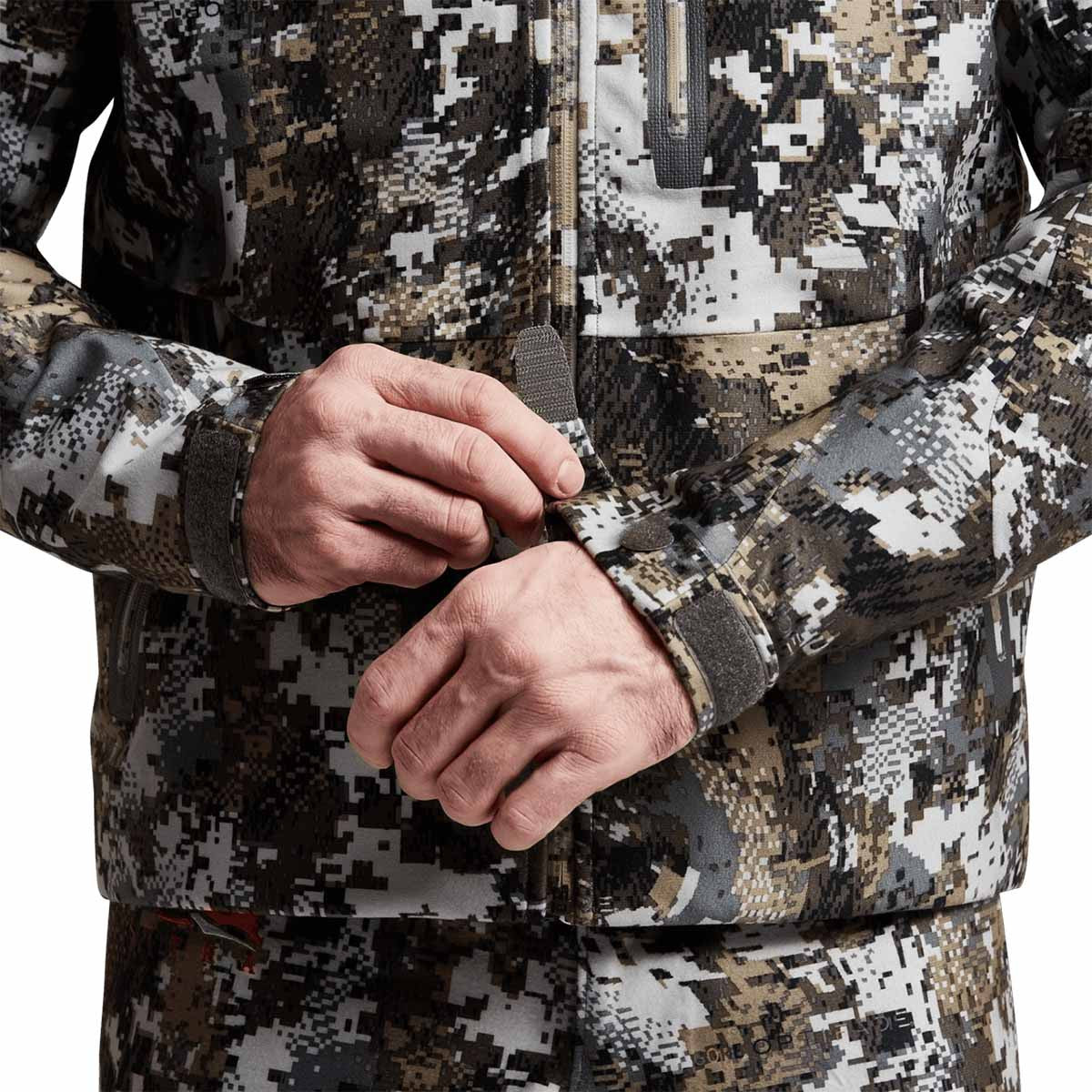 Sitka Downpour Jacket, Optifade Elevated II Wrist Closure Image