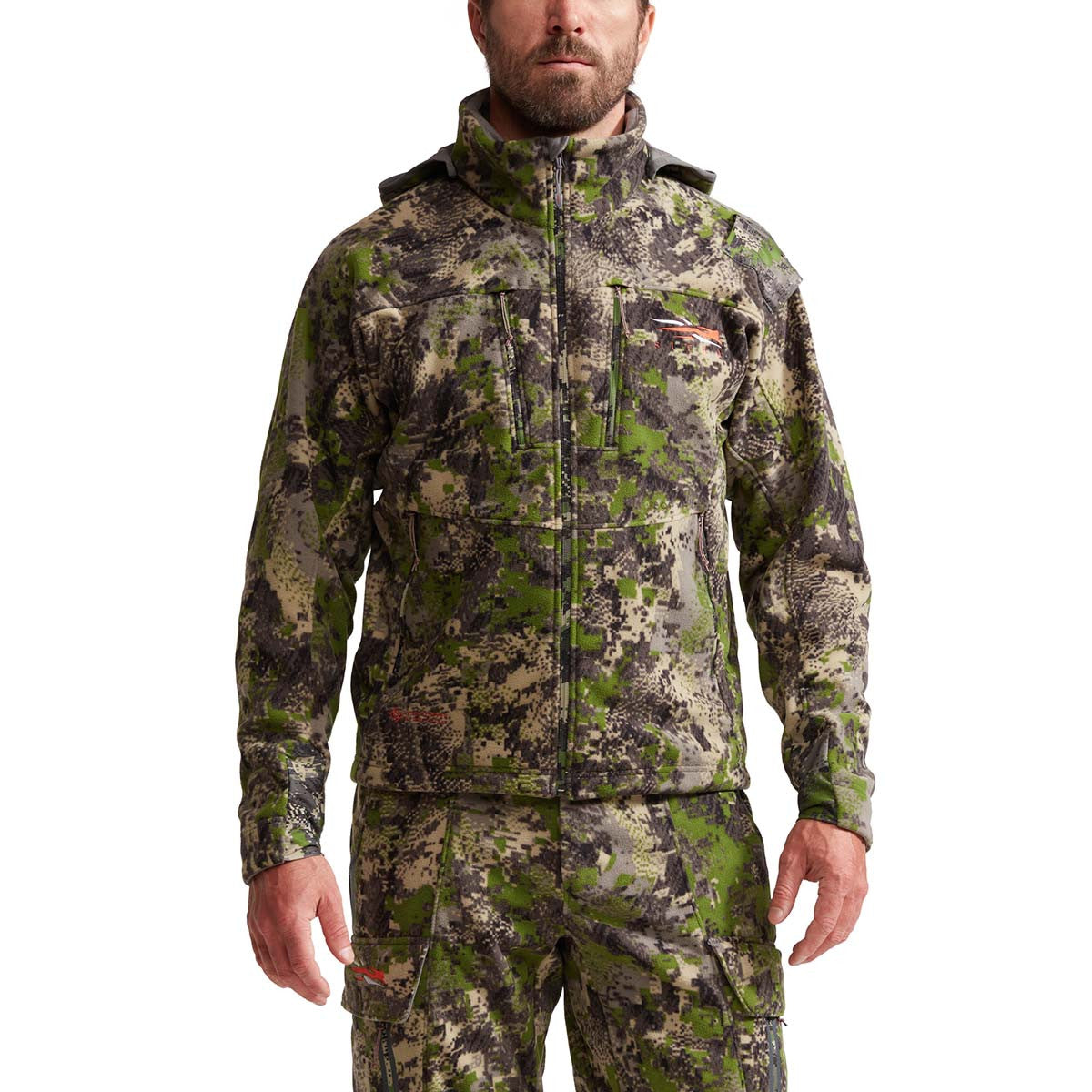 Stratus Jacket Front Image in Optifade Cover