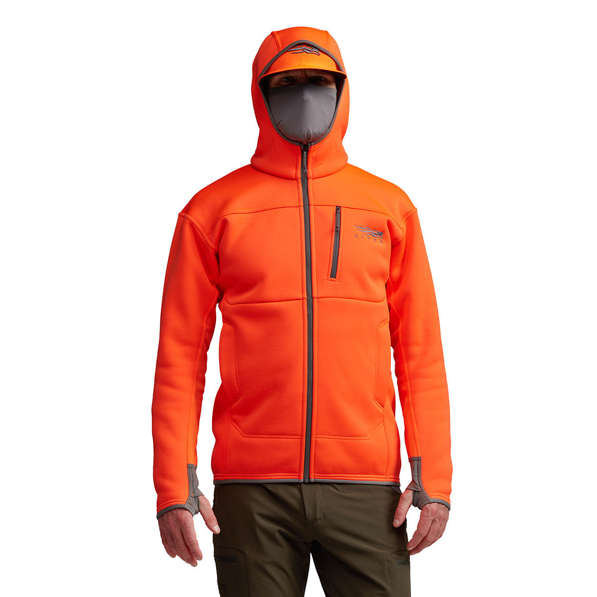 Sitka Traverse Hoodie Front Model Image