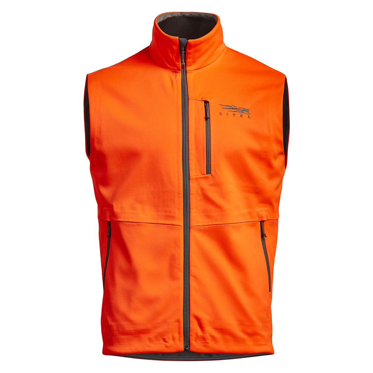 Sitka Jetstream Vest Image in Blaze Orange