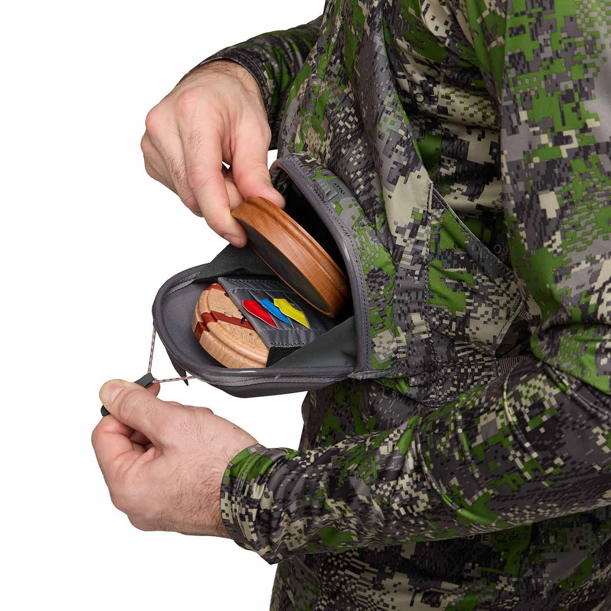 Sitka Equinox Turkey Vest Call Pocket Image in Optifade Cover