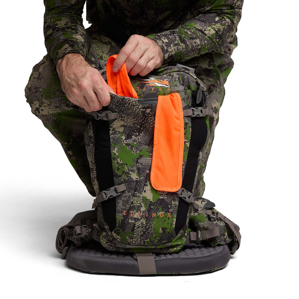 Sitka Equinox Turkey Vest Orange Flags Image in Optifade Cover