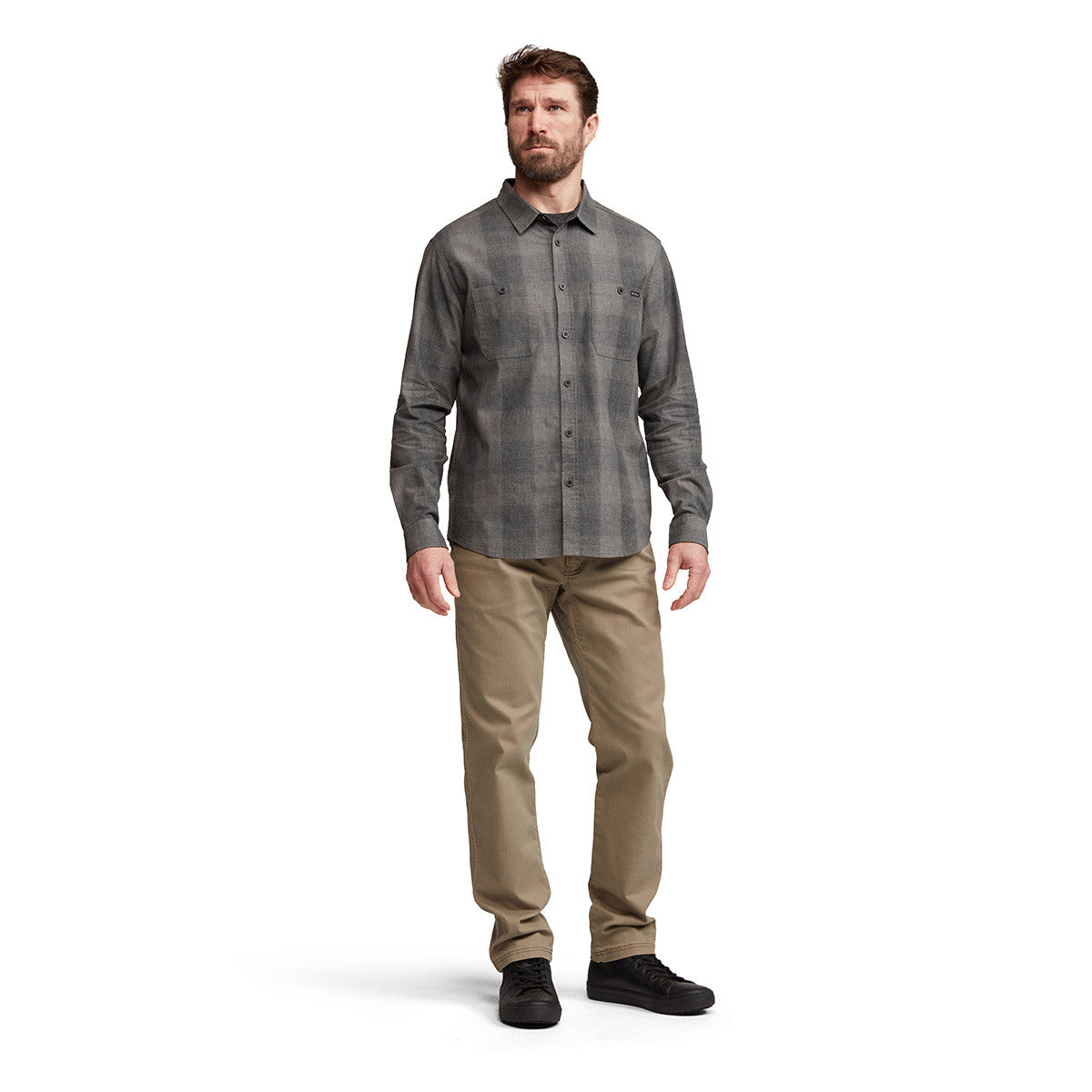 Sitka Ambary Long-Sleeve Shirt Model Buttoned Up Image