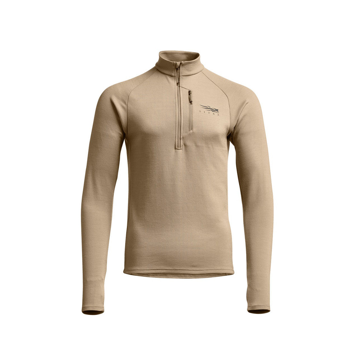 Sitka Core Merino 330 Half-Zip Image in Colt