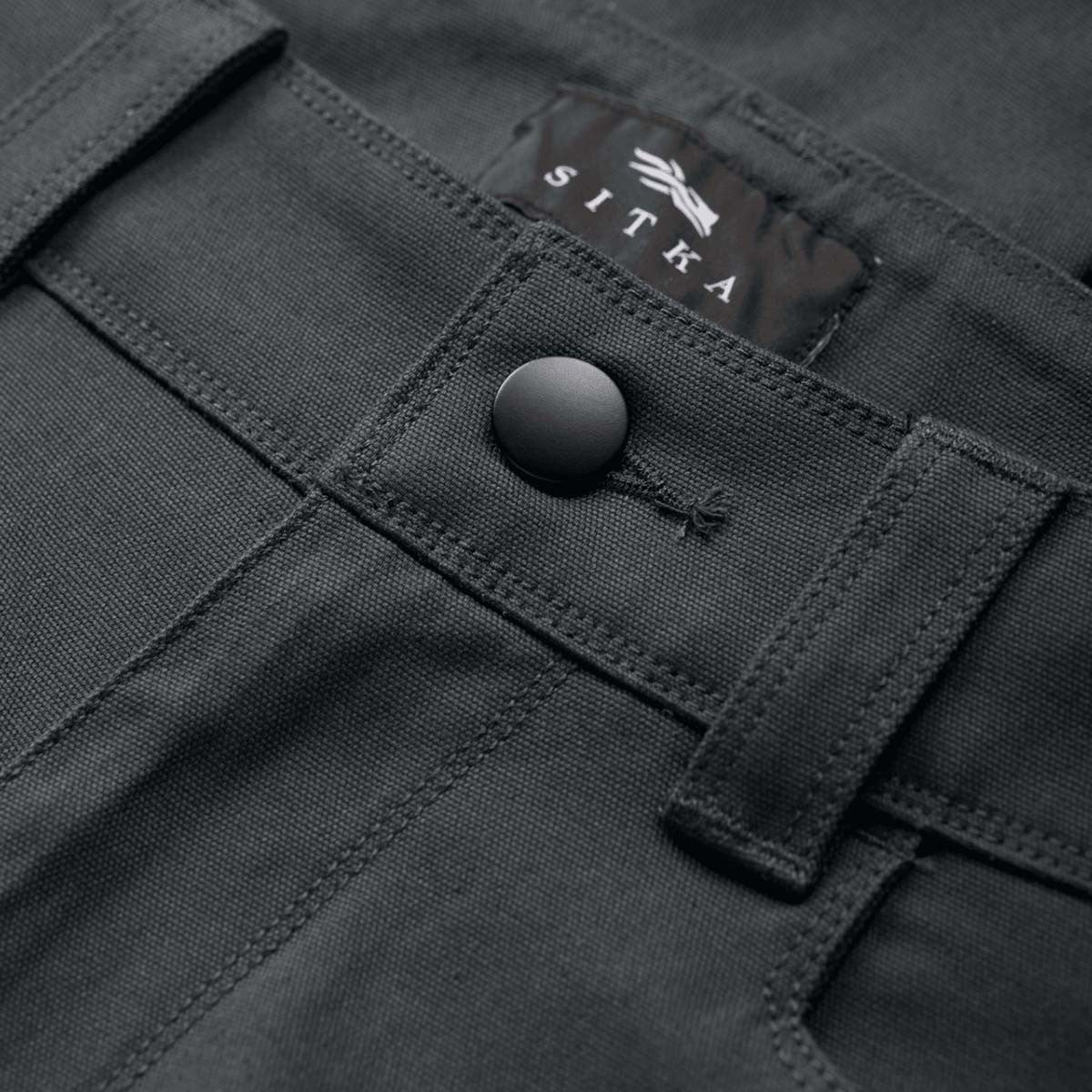 Sitka Grindstone Work Pant Waistband Image in Anchor