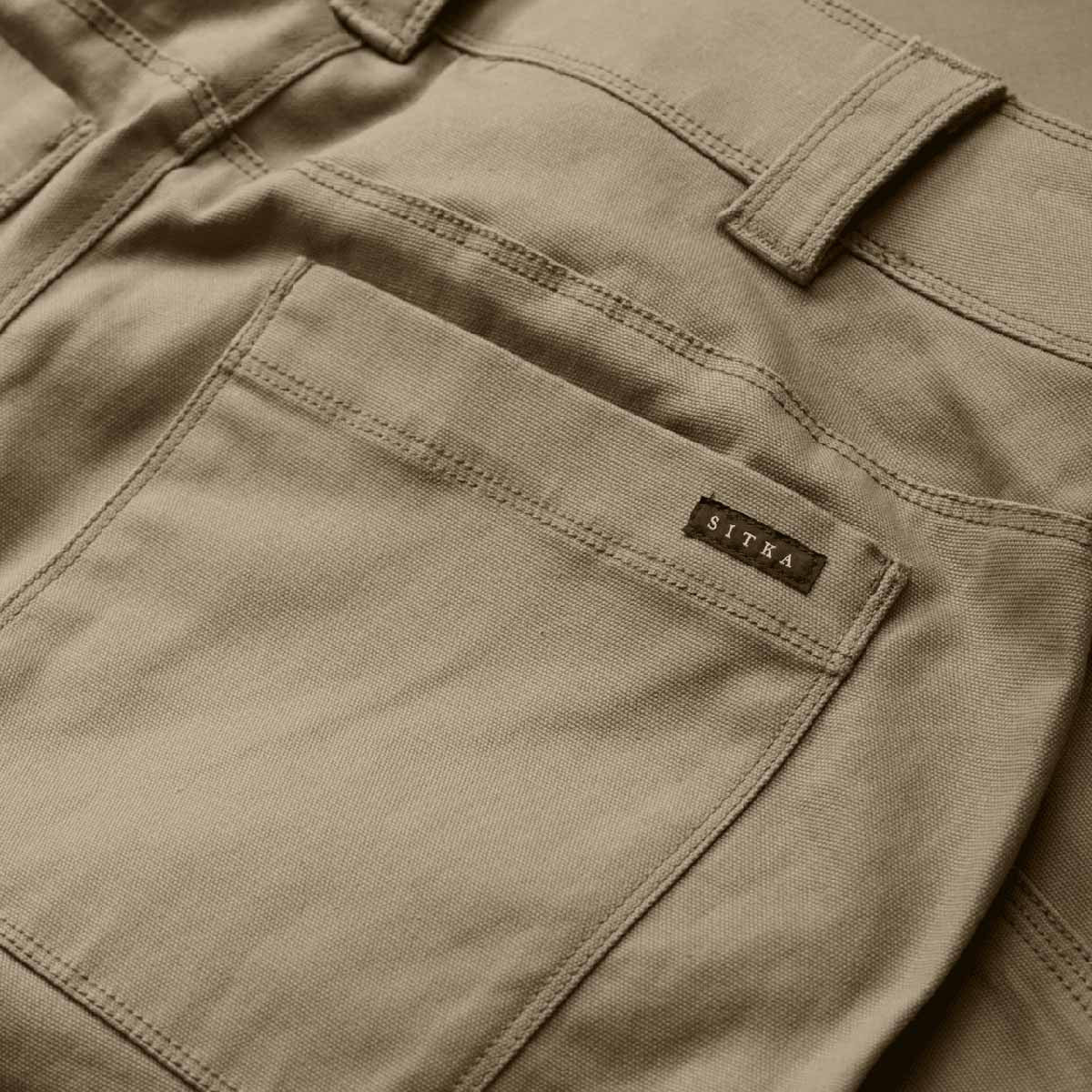 Pocket Image of the Sitka Grindstone Work Pant.