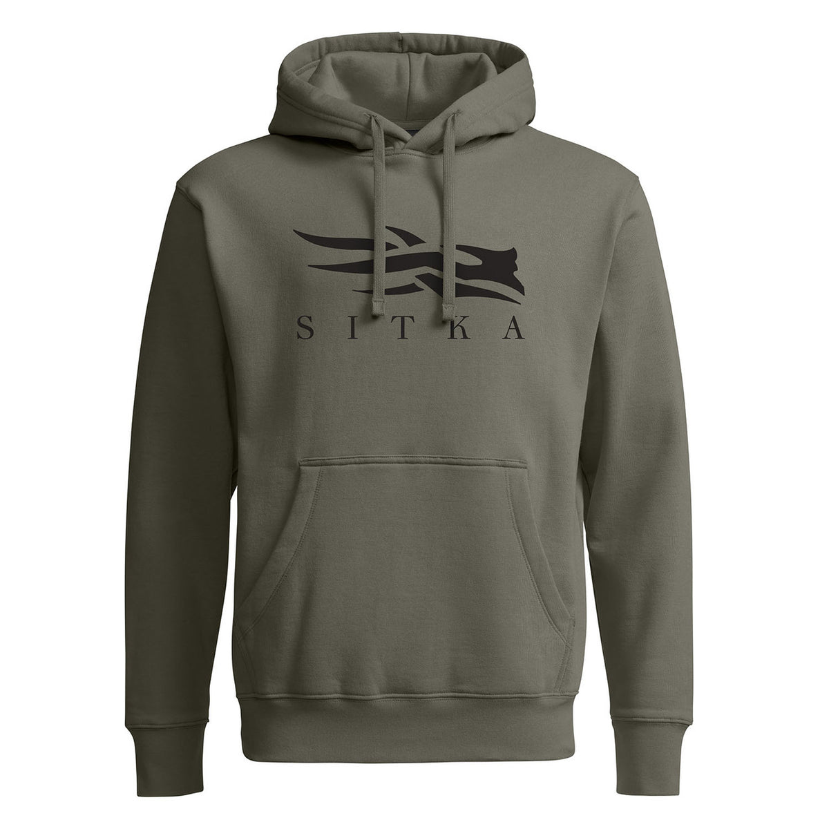 Sitka Icon Pullover Hoodie Image in Bark Brown