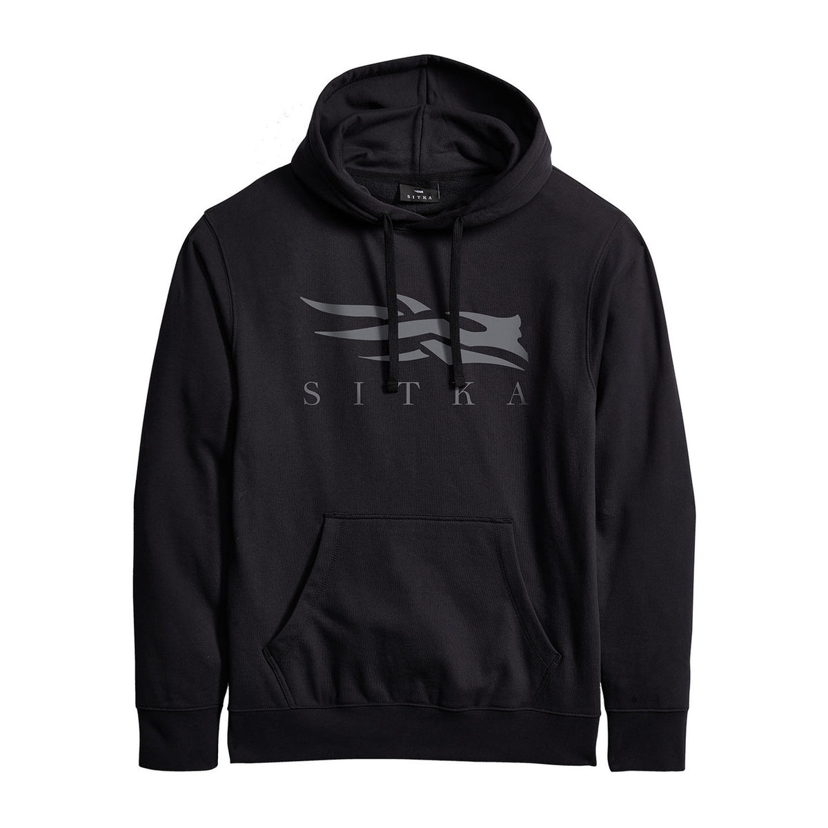 Sitka Icon Pullover Hoodie Image in Black-Charcoal