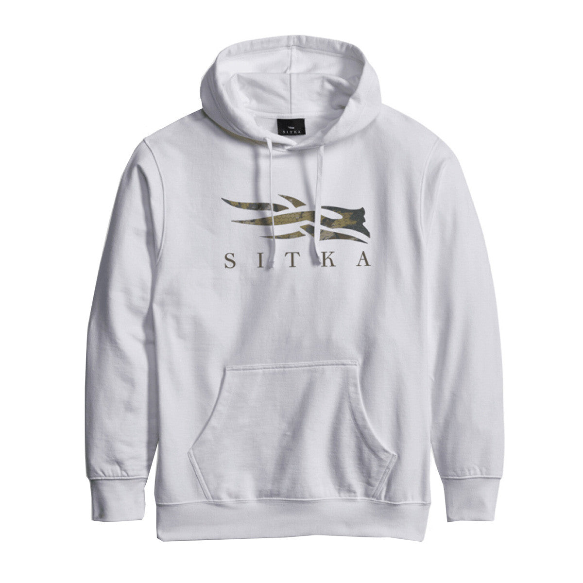 Sitka Icon Optifade Pullover Hoodie Image in White-Timber