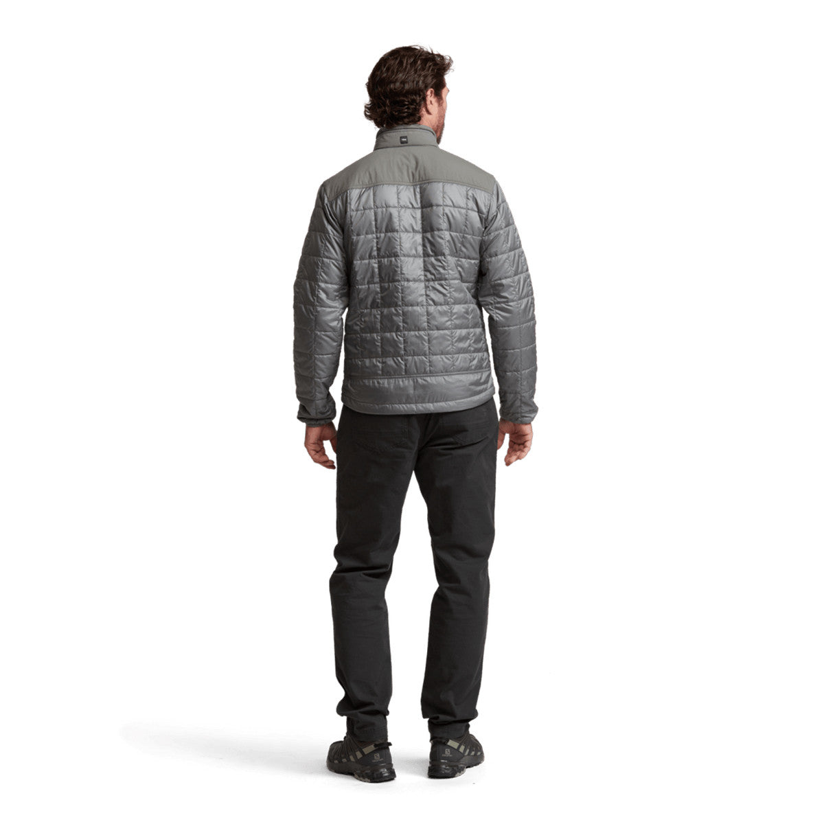 Sitka Lowland Jacket Back Image in Woodsmoke