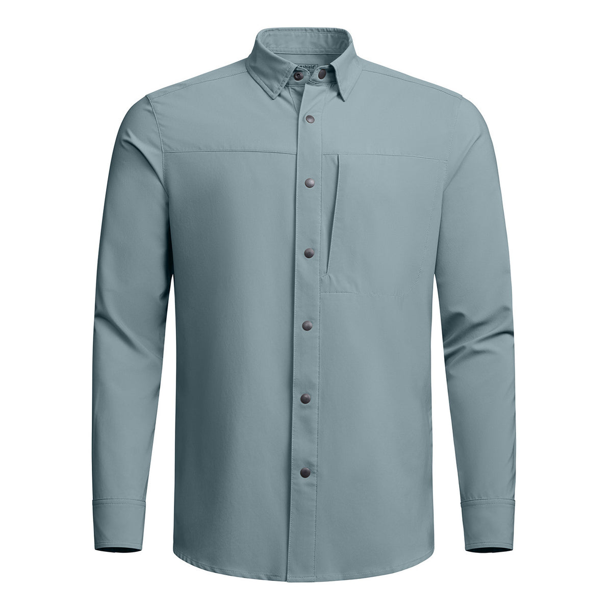 Image of the Sitka Guard Sun Long-Sleeve Shirt in Gravel Blue