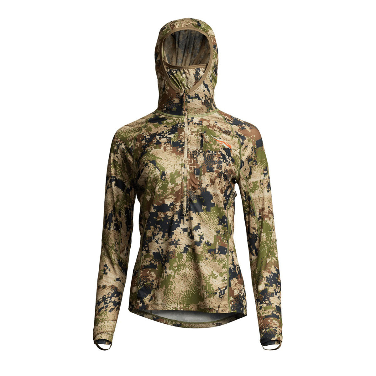 Sitka Women's Core Lightweight Hoodie Main Image in Optifade Subalpine