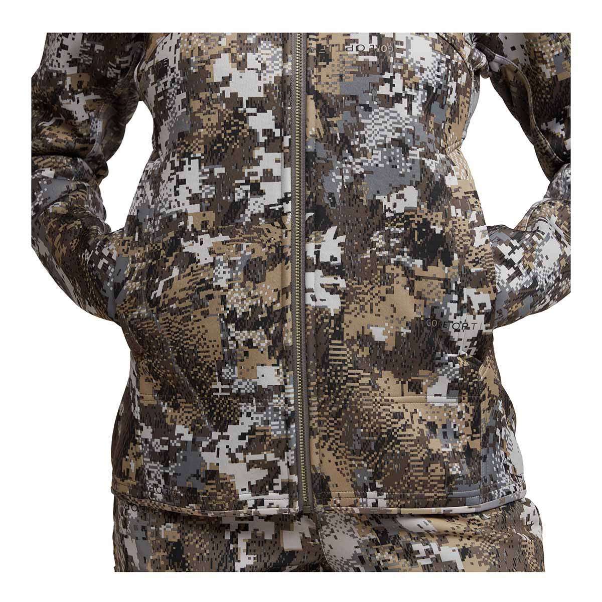 Sitka Women's Traverse Jacket Pocket Image in Elevated II