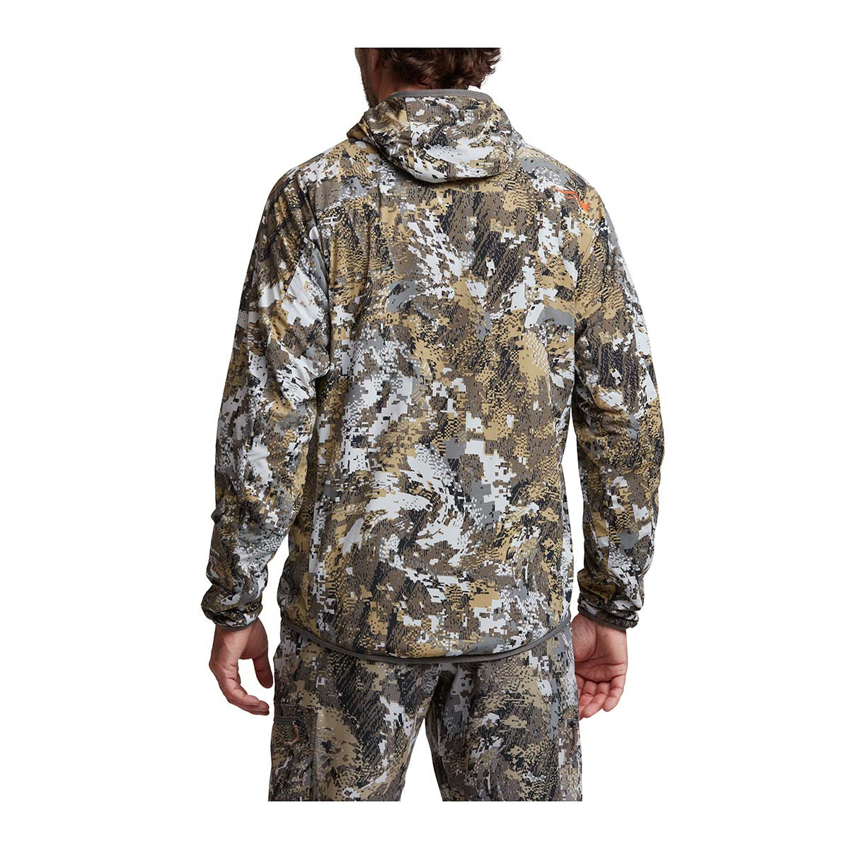 Back Image of the Sitka Ambient 100 Hooded Jacket.