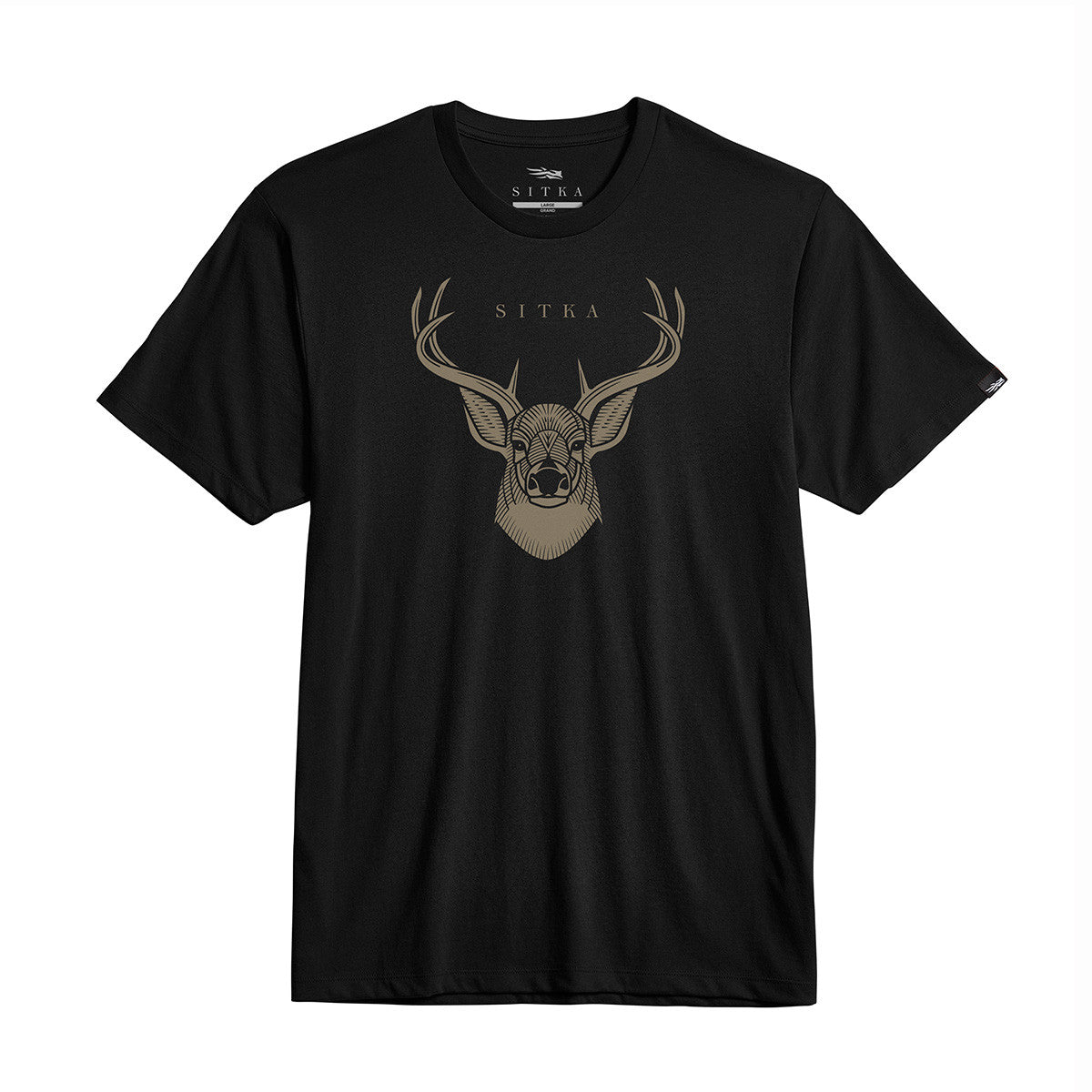 Sitka 8 Point Tee Image in Sitka Black