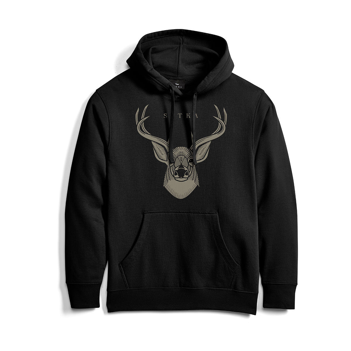 Sitka 8 Point Pullover Hoodie Image in Sitka Black