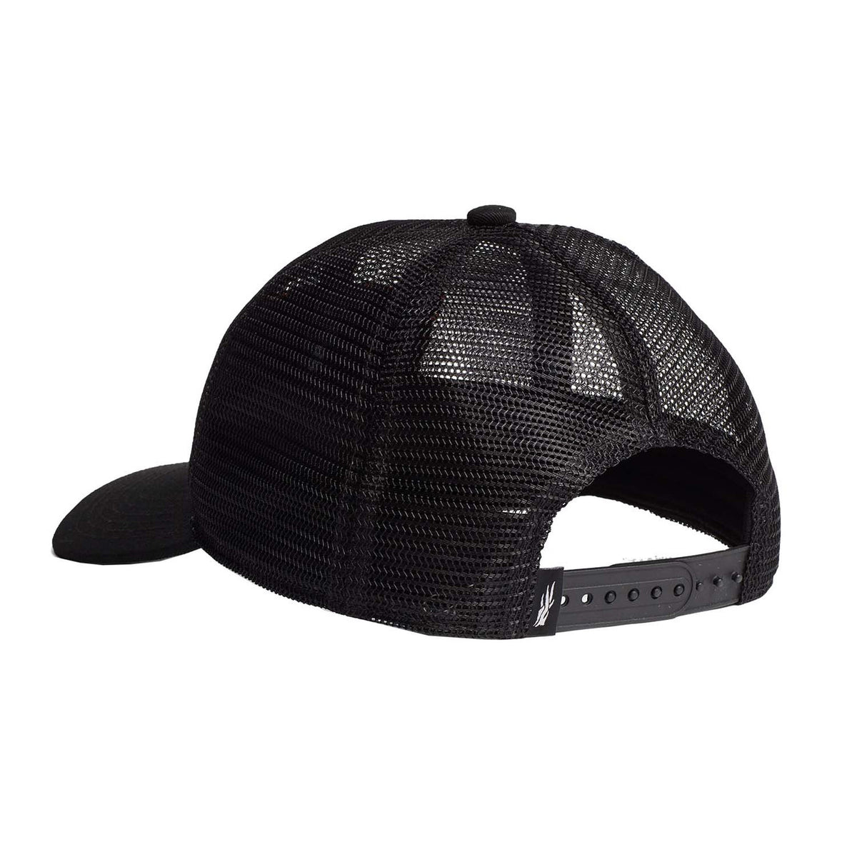 Sitka Icon Mesh Mid Pro Trucker Hat Back Image in Sitka Black