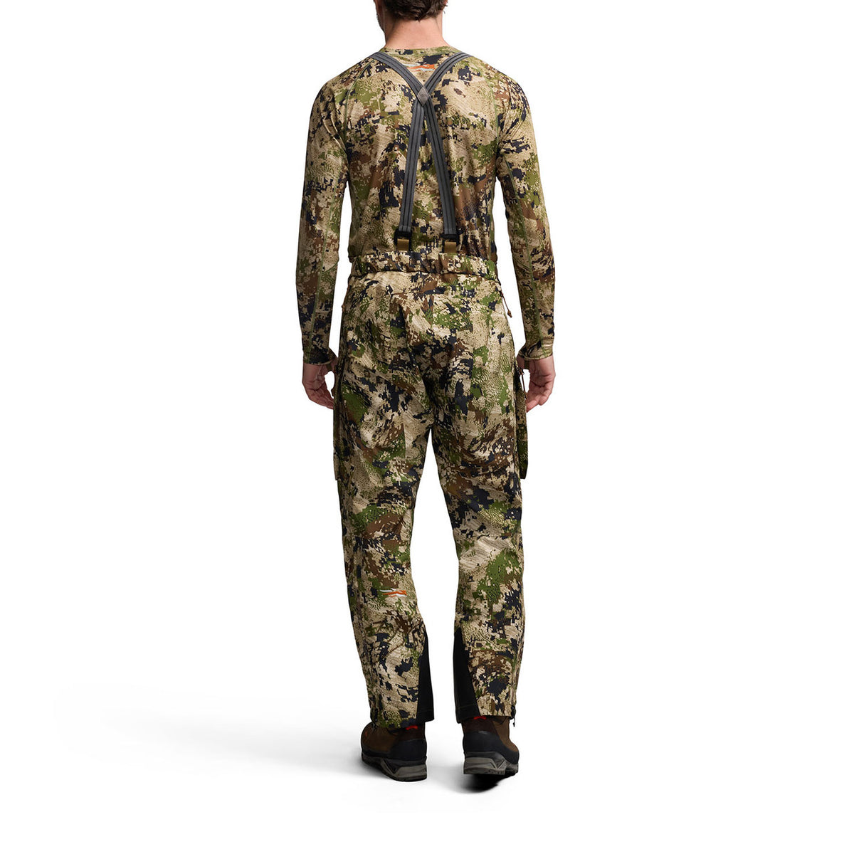 Sitka Dew Point Pro Bib Pant Back Model Image