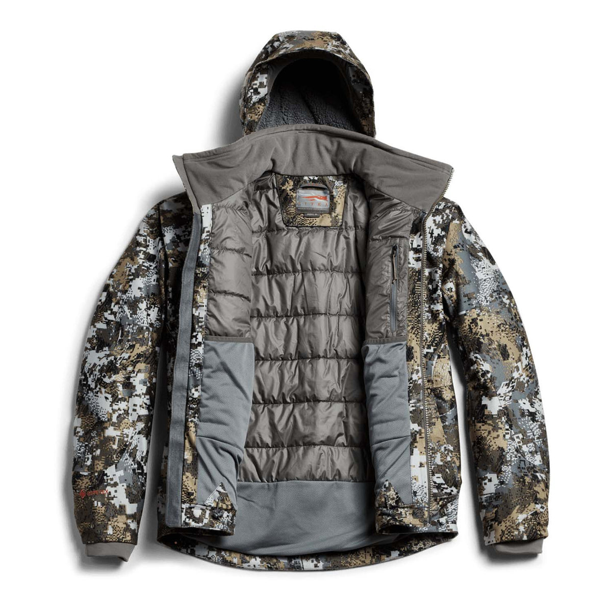 Sitka Incinerator Jacket Model Inside Fabric Image