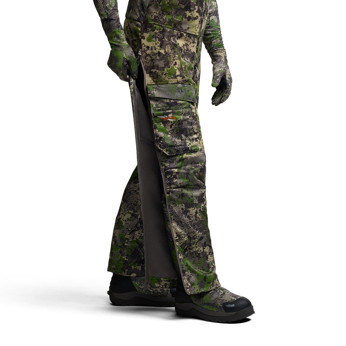 Sitka Men's Stratus Bib Leg Zipper Image