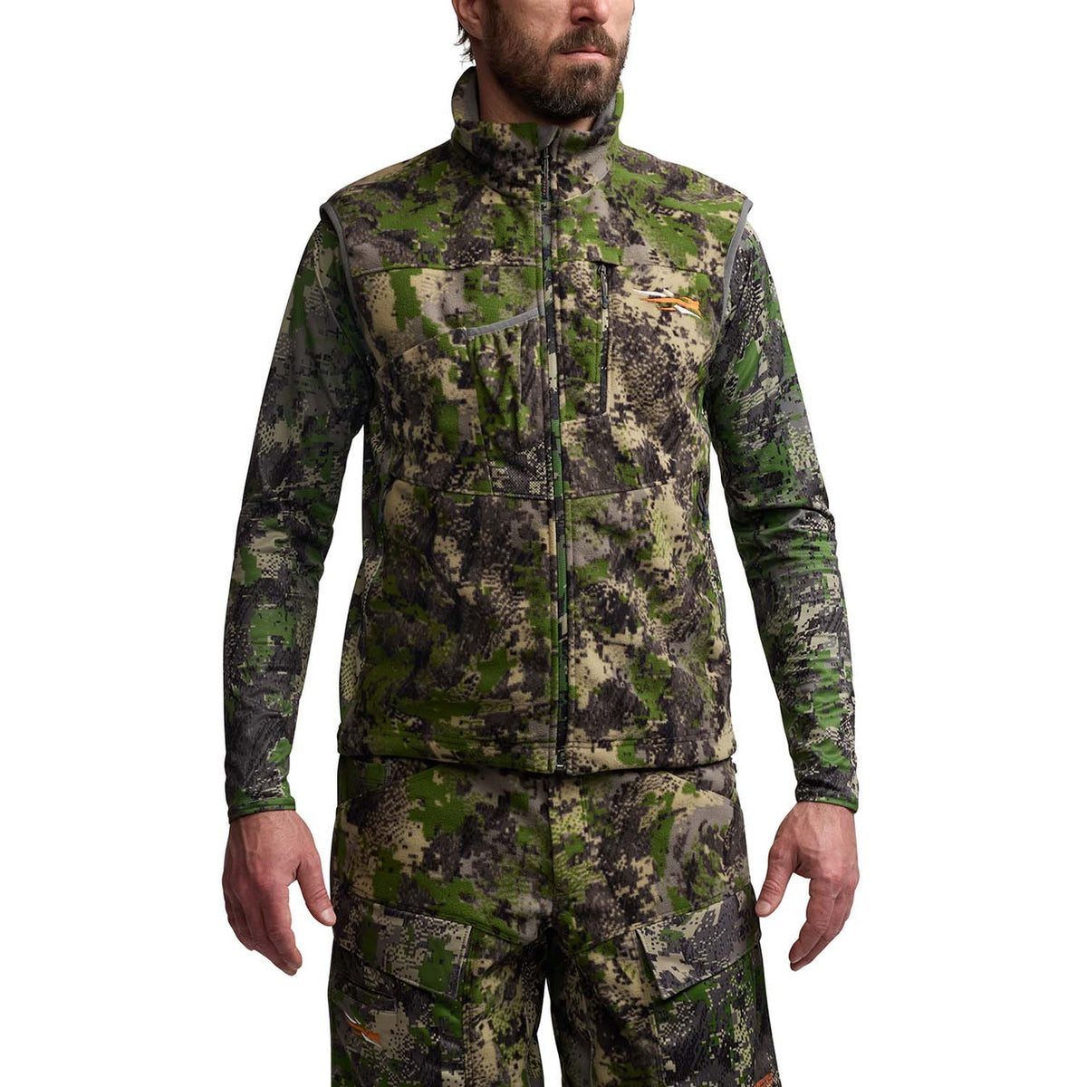 Sitka Men's Stratus Vest 2.0 Front Model Image