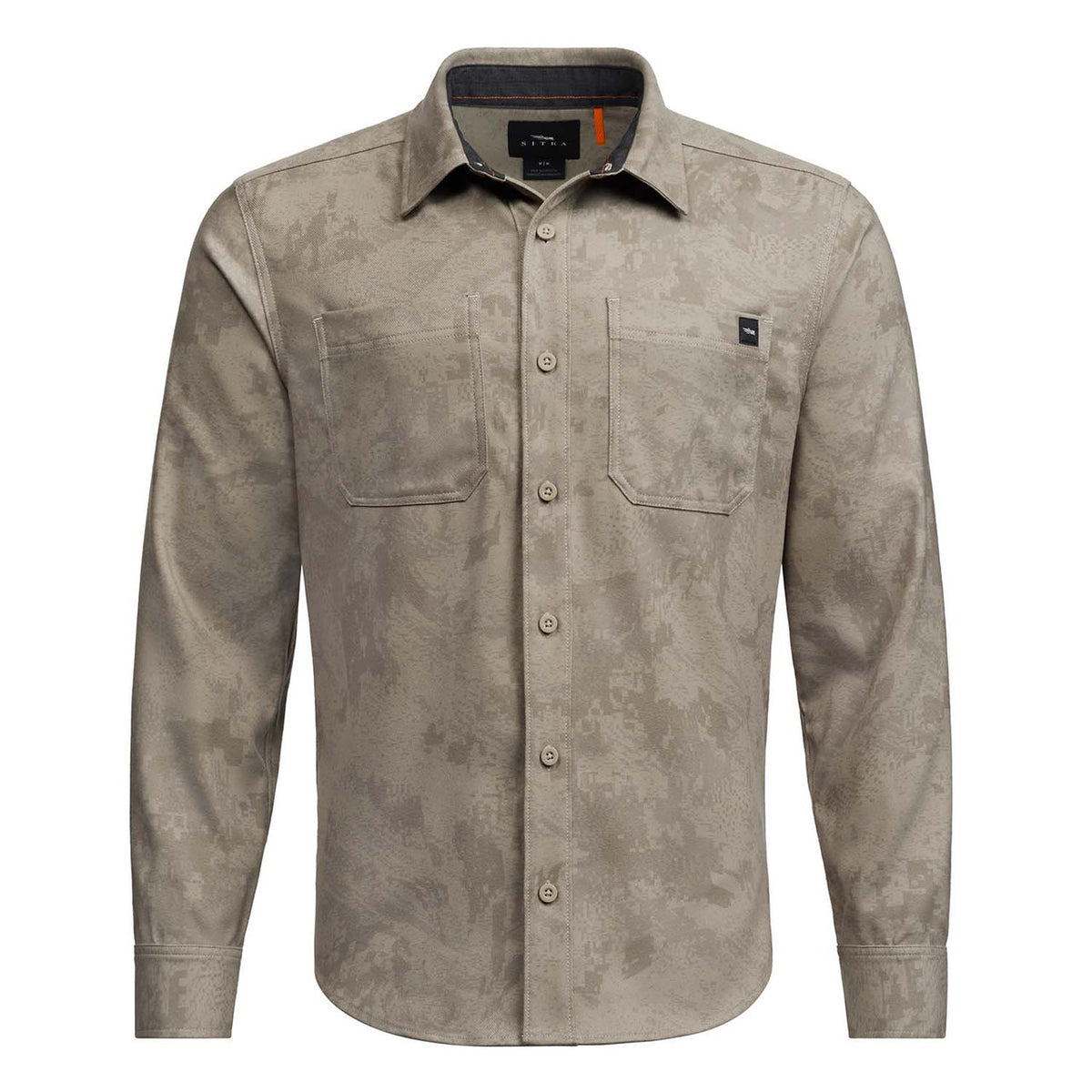 Sitka Bridger Camo Long-Sleeve Flannel Image in Oak Camo
