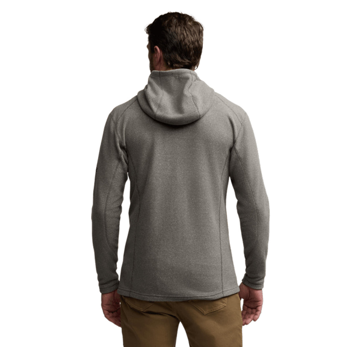 Sitka Snowcrest Full-Zip Hooded Fleece Back Model Image