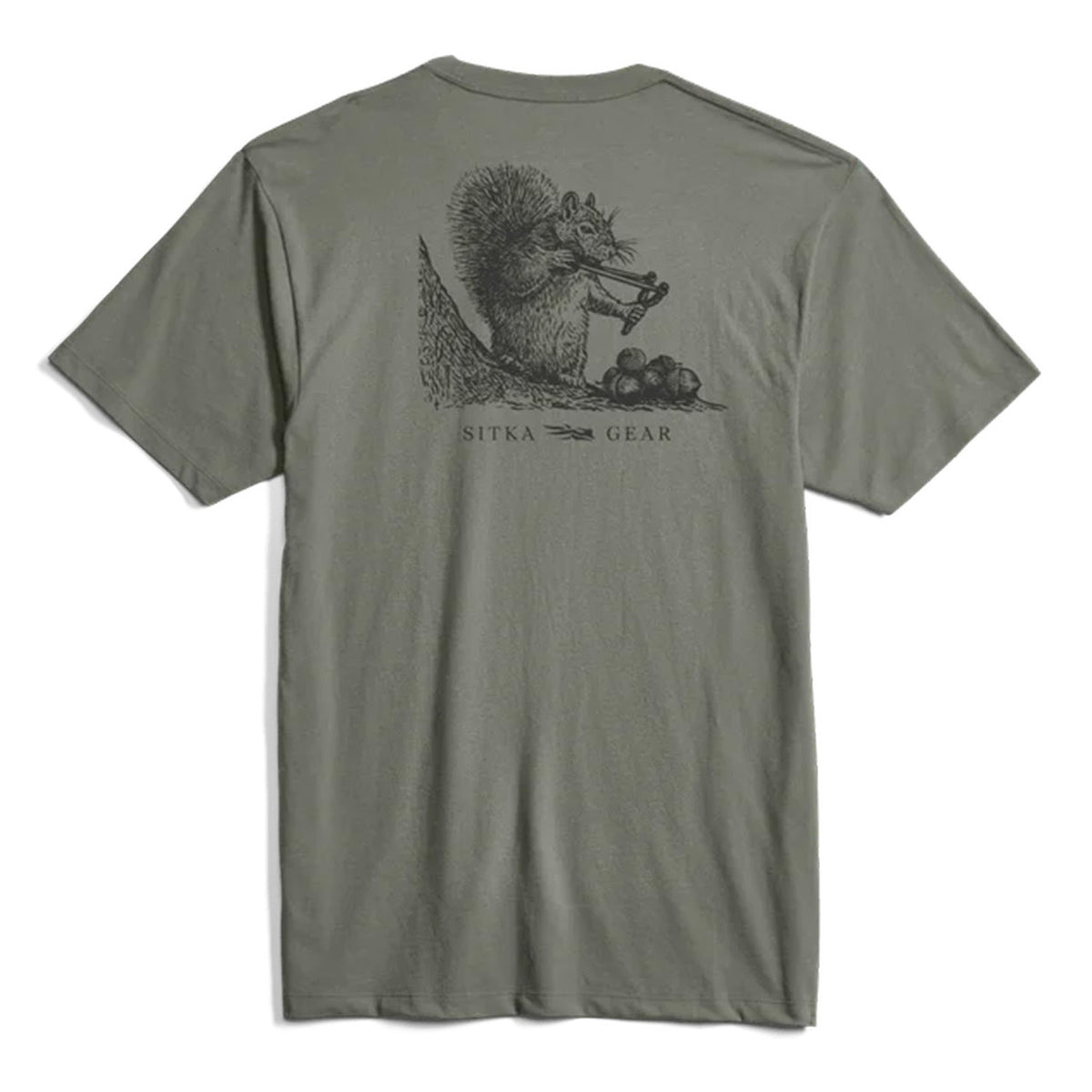 Sitka Acorn Assassin Tee - Herb Green - Back