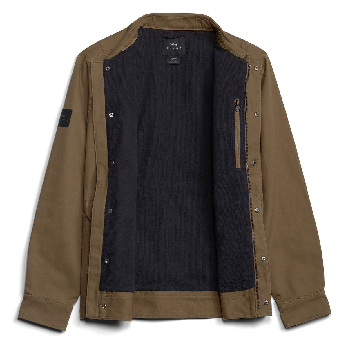 Interior Image of the Sitka Grindstone Chore Coat.