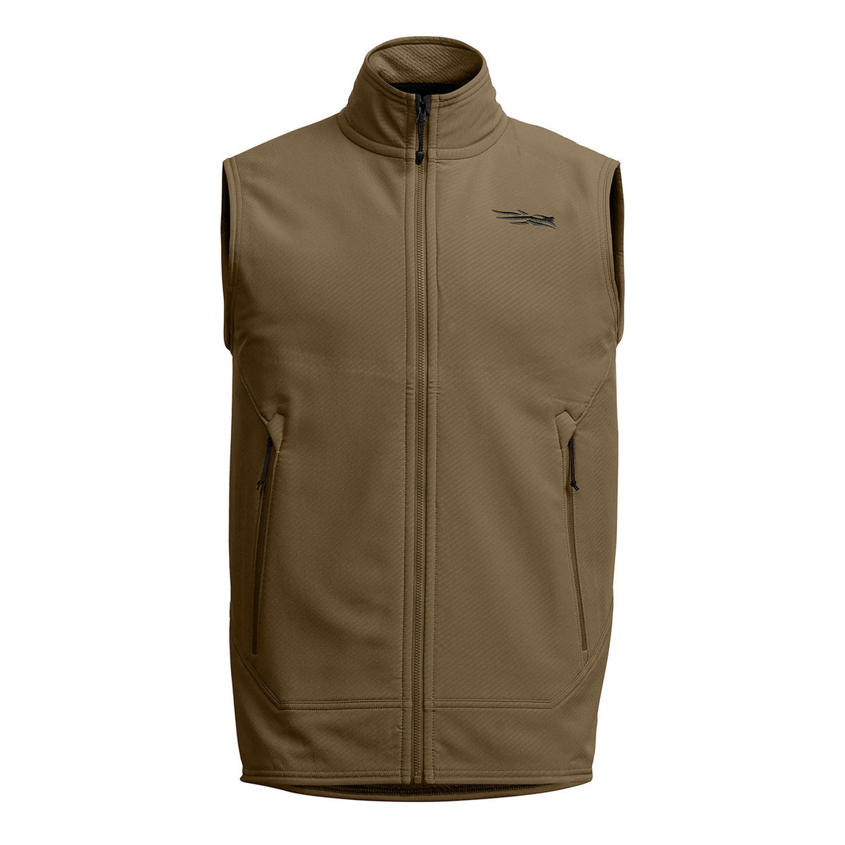 Sitka Alpha Fleece Vest Image in Coyote