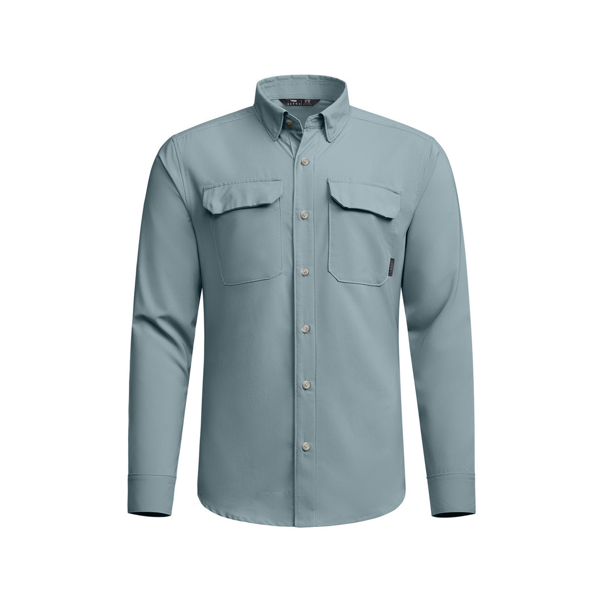 Image of the Sitka Rossby Long Sleeve Shirt in Gravel Blue