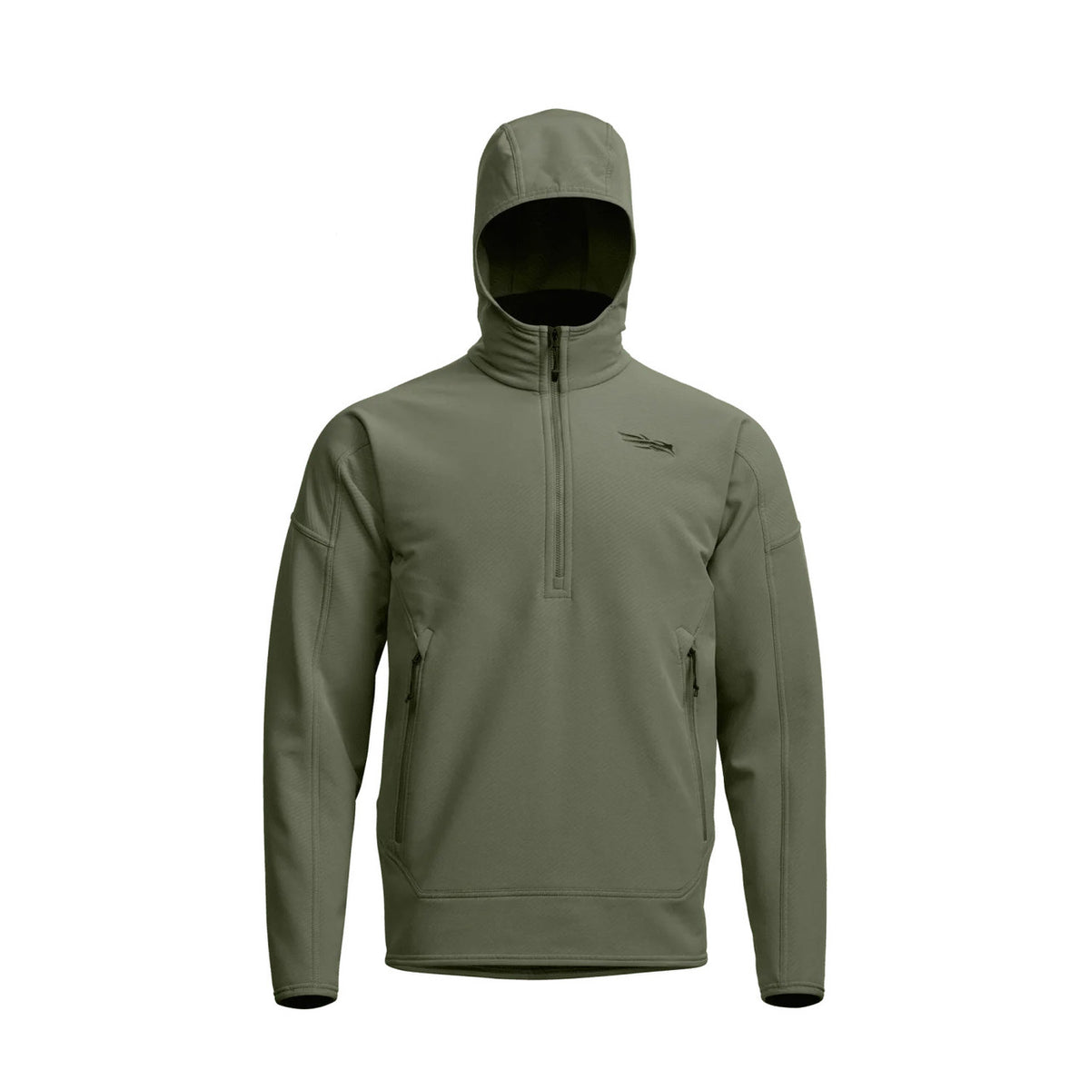 Sitka Alpha Fleece Hoodie image in Olive Green