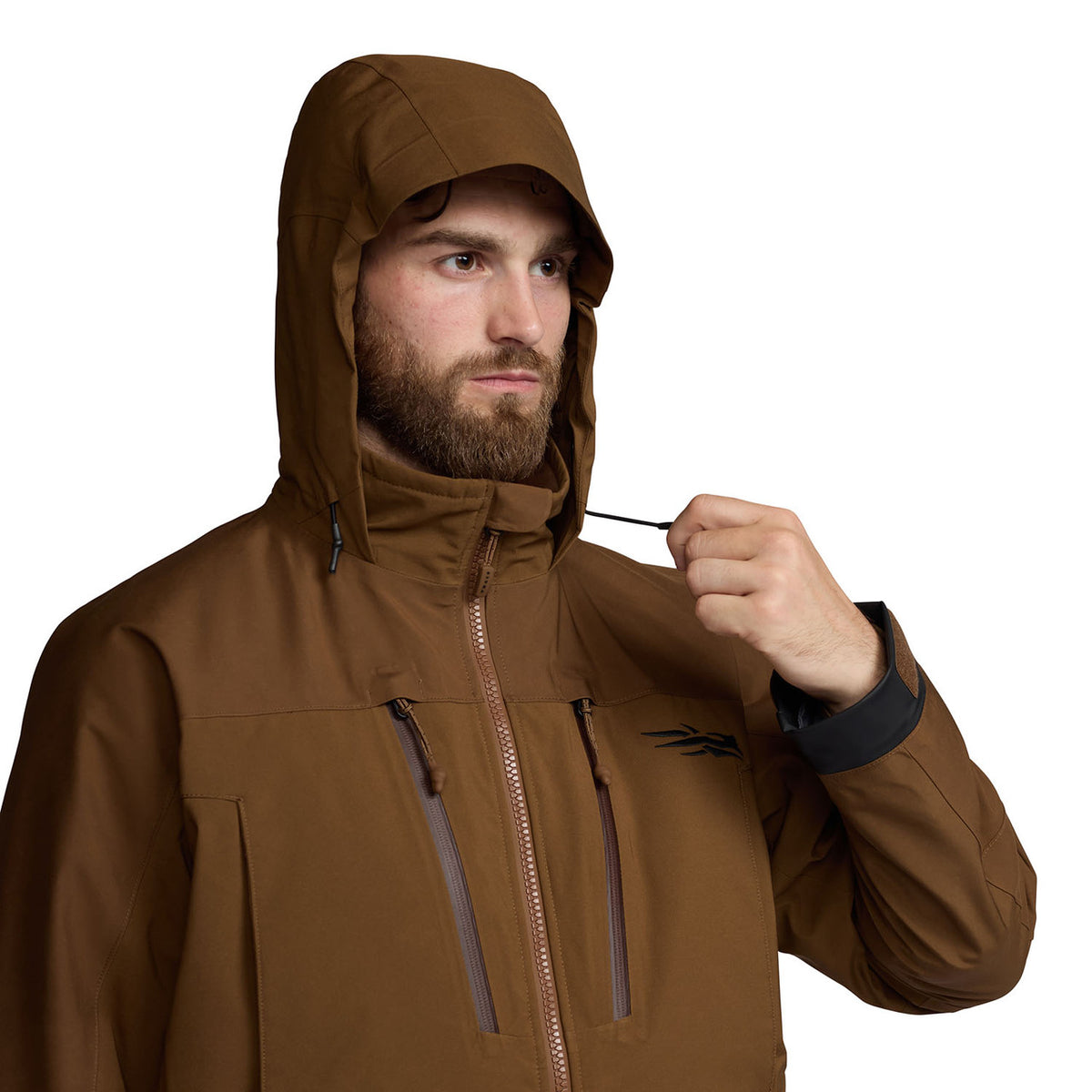 Hood Cinch Image of the Image of the Sitka Hudson Jacket.