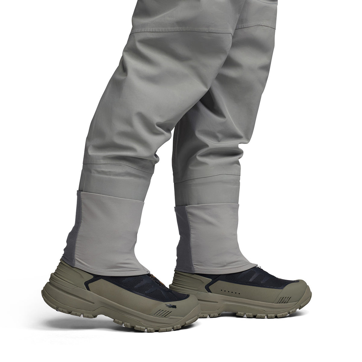 Legs Image of the Sitka CrossCurrent Gore-Tex Stockingfoot Wader.