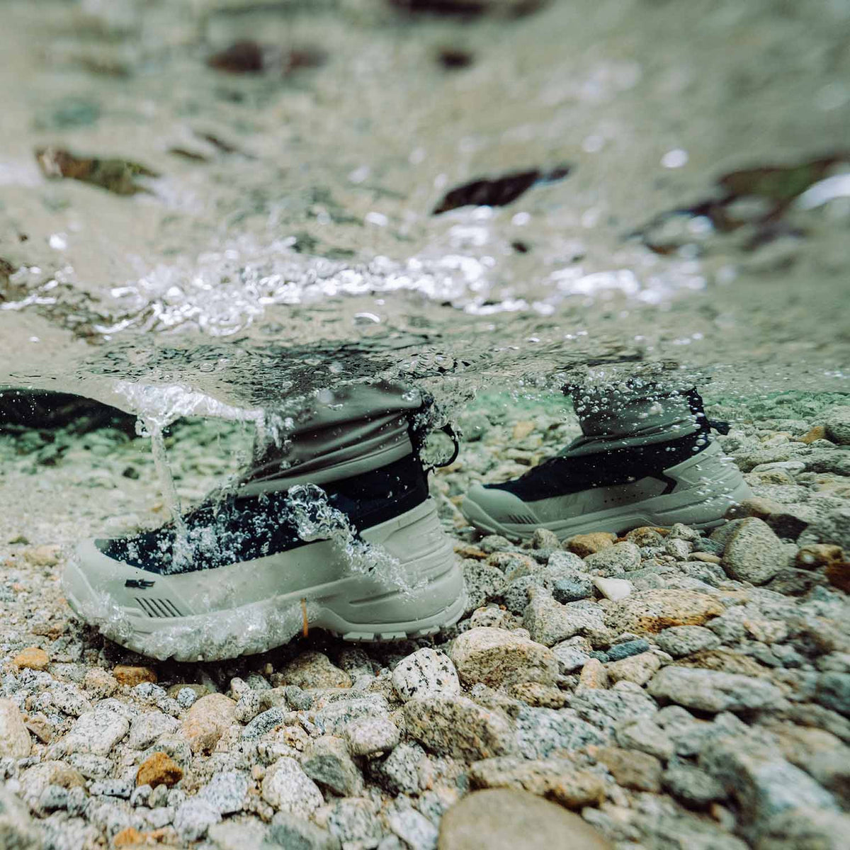 Lifestyle Image of the Sitka Torrent Pro Wading Boots.