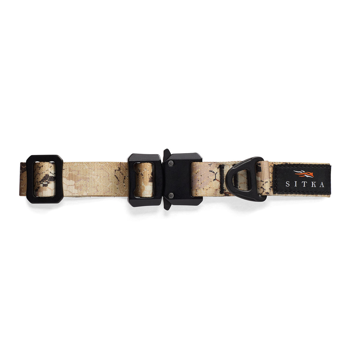 Sitka Quick-Release Dog Collar Side Image in Optifade Marsh
