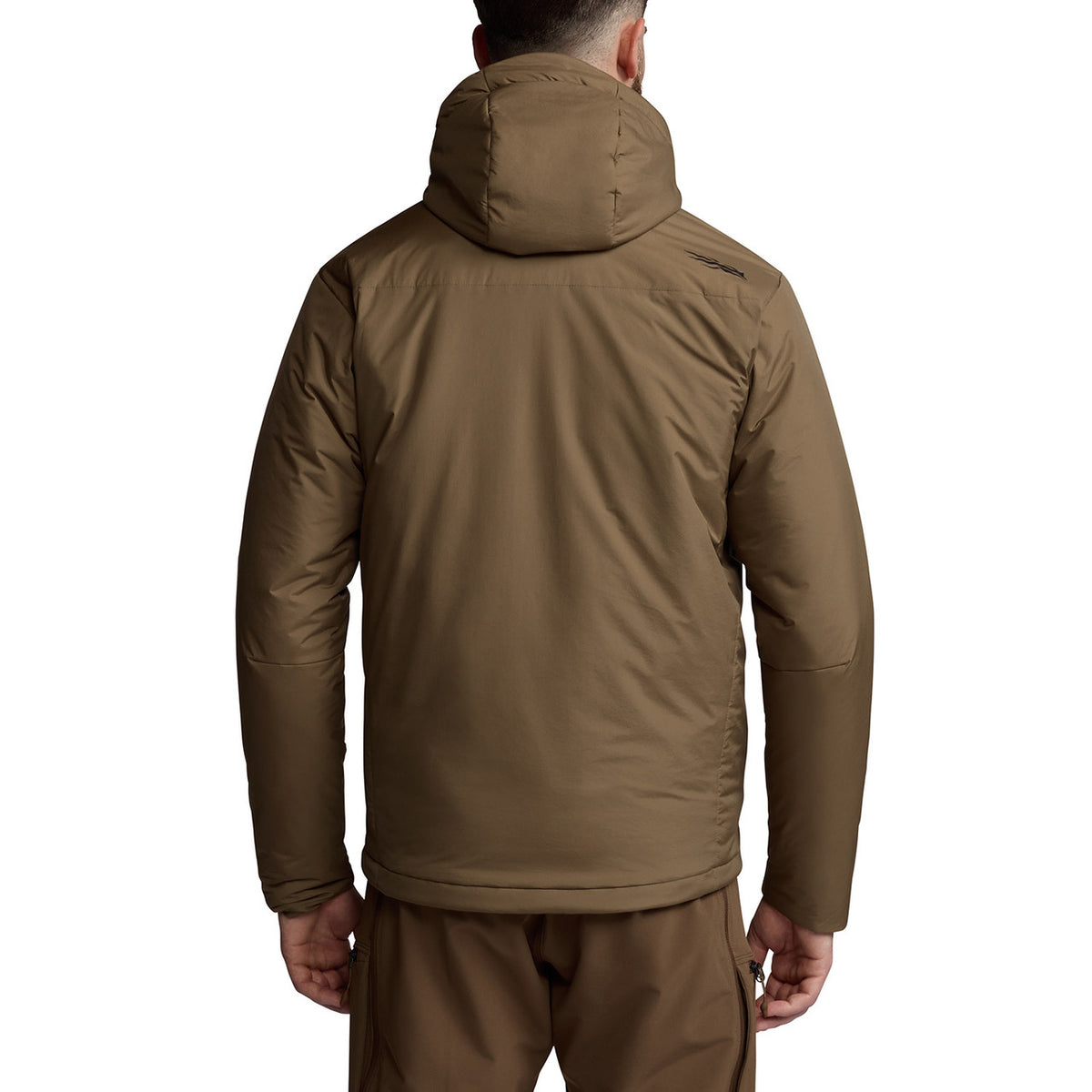 Back Model Image of the Sitka Kelvin Pro Hooded Jacket.