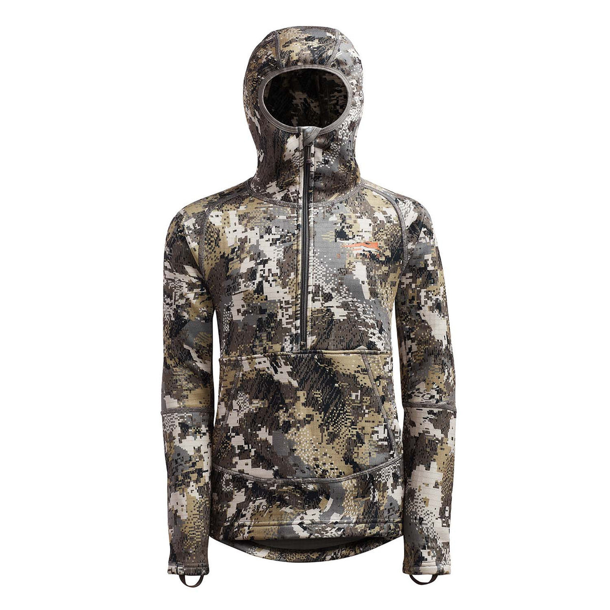 Sitka Youth Heavyweight Hoodie Image in Optifade Elevated II