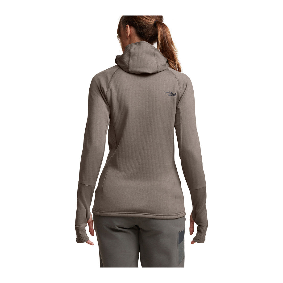 Women's Fanatic Hoodie Back Image in Hawk