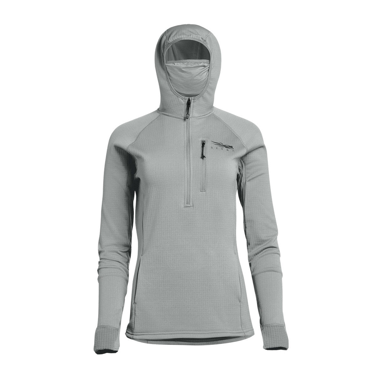 Women's Fanatic Hoodie Image in Aluminum