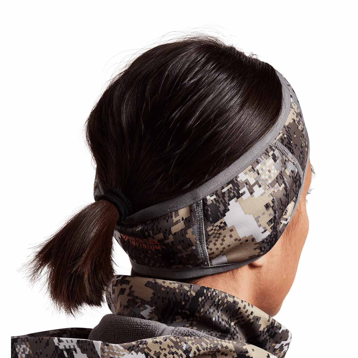 Sitka Women's Jetstream Headband Model Back Image in Elevated II