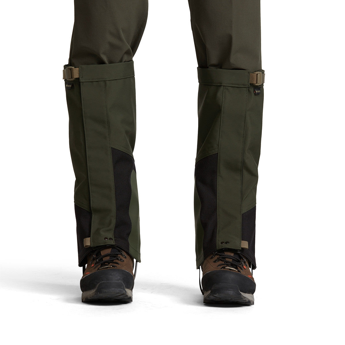 Sitka Stormfront Gore-Tex Gaiter Front Image in Deep Lichen